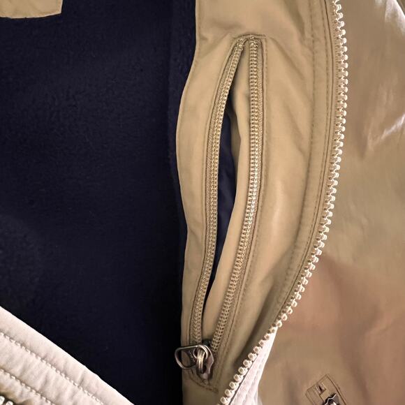 LL Bean Jacket Olive Brown Fleece Lined Full Zip Outdoor Heritage Men’s XL - Picture 11 of 12